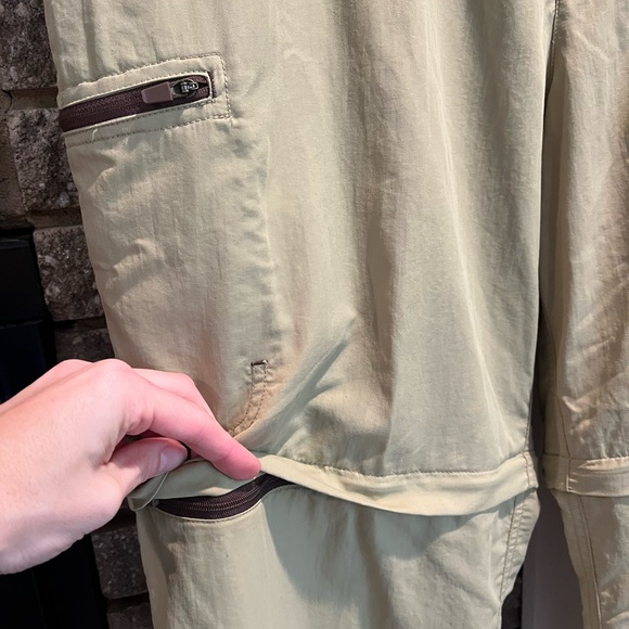 SCOTTeVEST TEC Zip Off Convertible Pants Travel Hiking Outdoors Tan Men'… - Picture 5 of 13